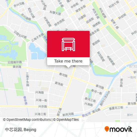 中芯花园 map