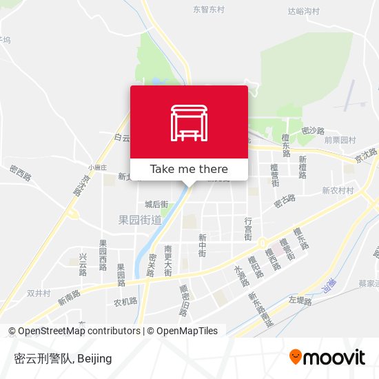 密云刑警队 map