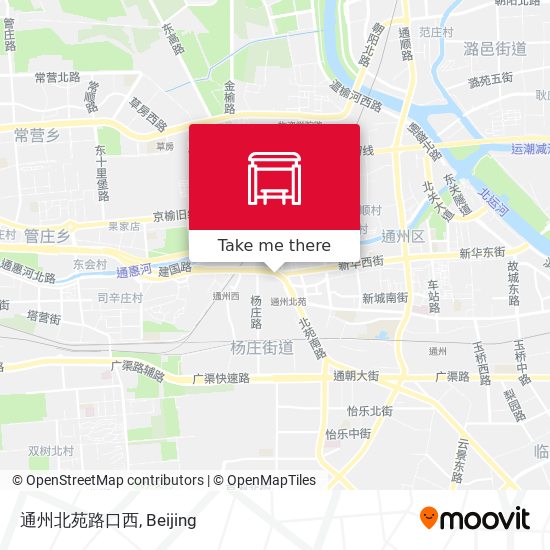 通州北苑路口西 map