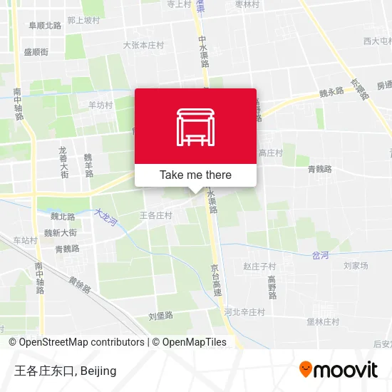 王各庄东口 map
