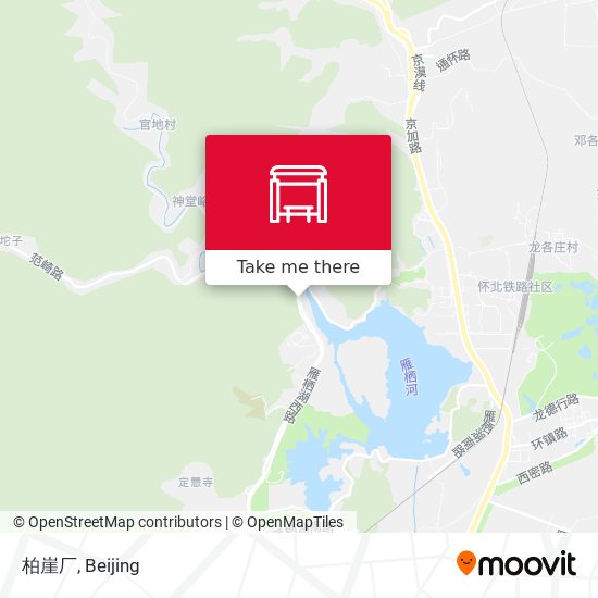 柏崖厂 map