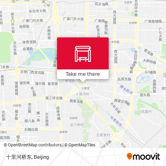 十里河桥东 map