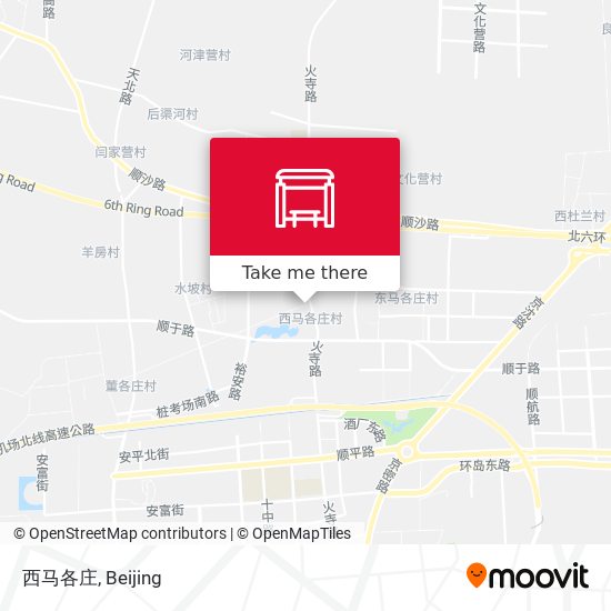 西马各庄 map