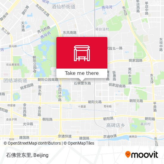石佛营东里 map