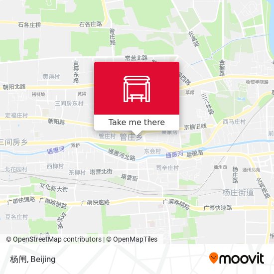 杨闸 map