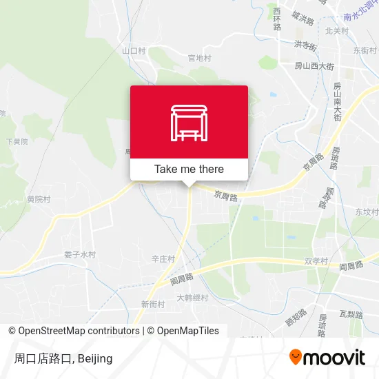 周口店路口 map
