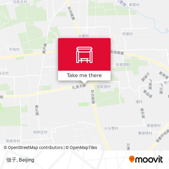 佃子 map