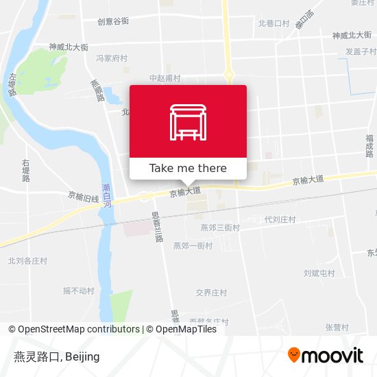 燕灵路口 map