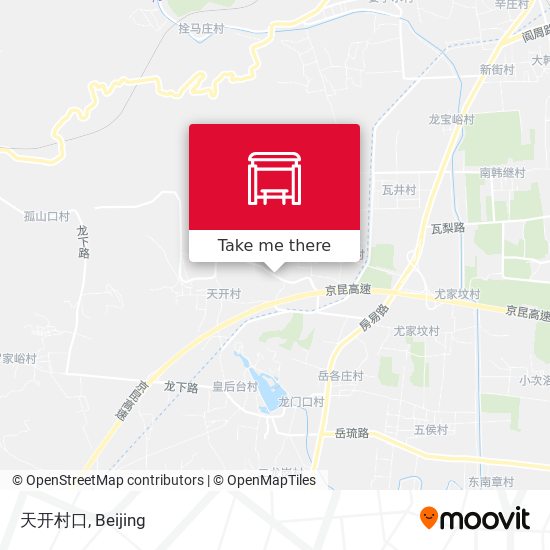 天开村口 map