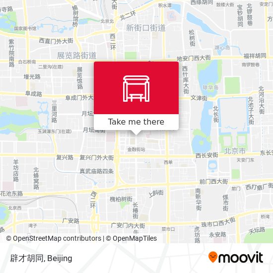 辟才胡同 map