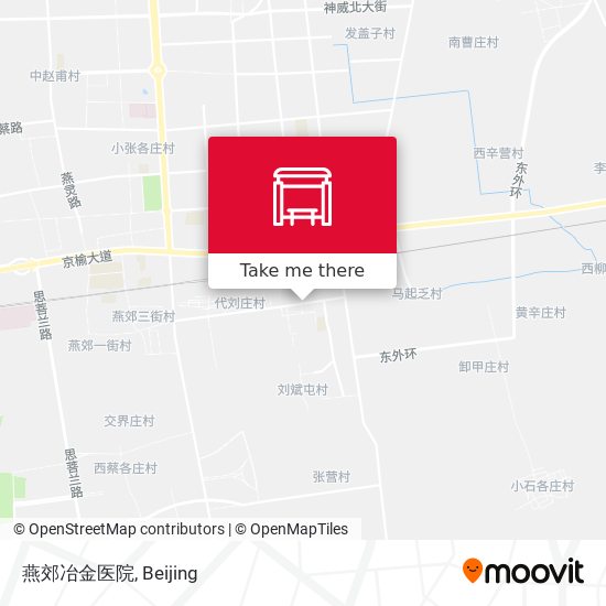 燕郊冶金医院 map