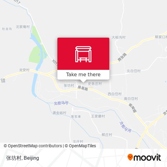 张坊村 map