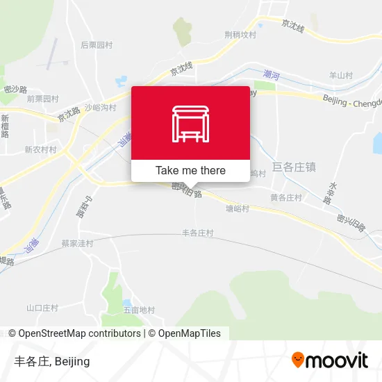 丰各庄 map