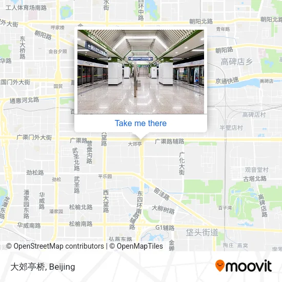大郊亭桥 map