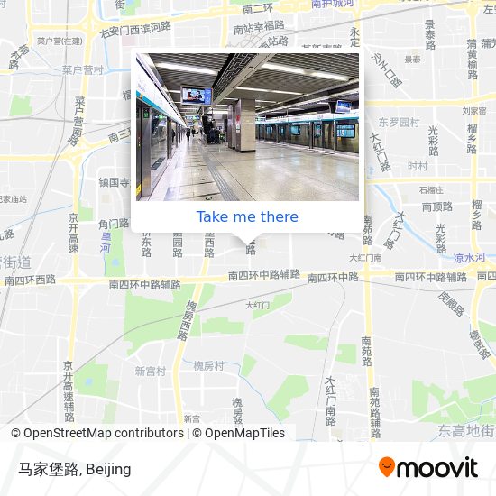 马家堡路 map