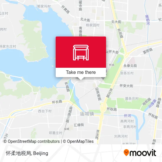 怀柔地税局 map