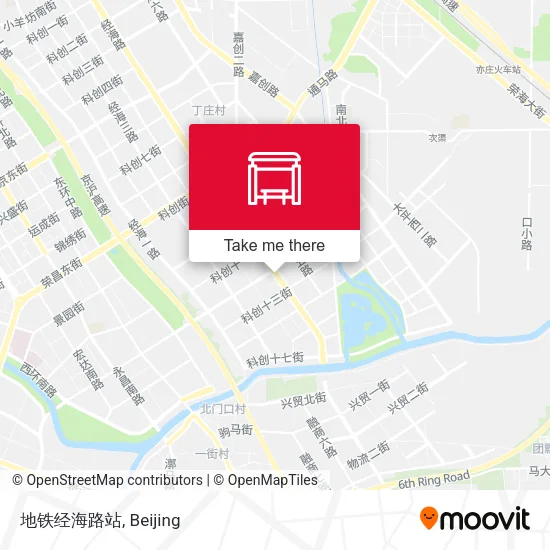 地铁经海路站 map