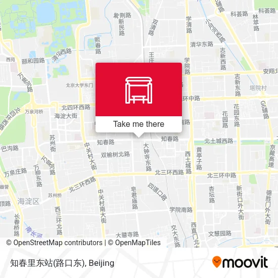 知春里东站(路口东) map