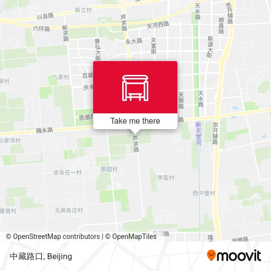 中藏路口 map
