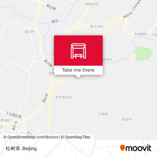 松树掌 map