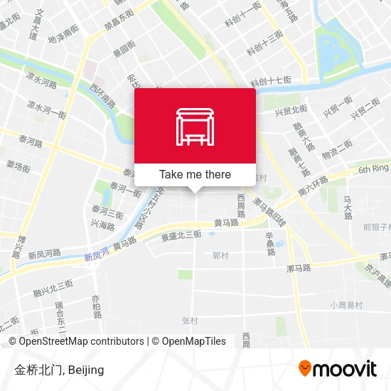 金桥北门 map