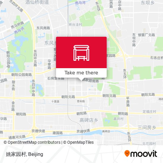 姚家园村 map
