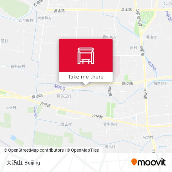 大汤山 map