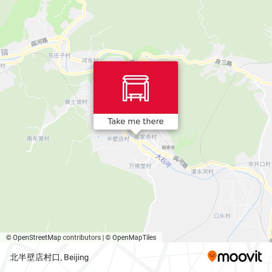 北半壁店村口 map