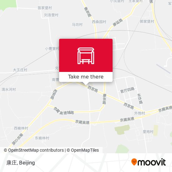 康庄 map
