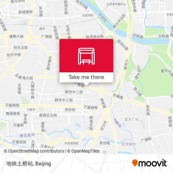 地铁土桥站 map