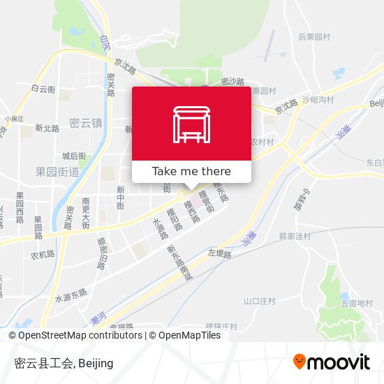 密云县工会 map
