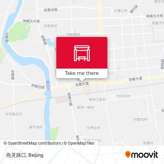 燕灵路口 map