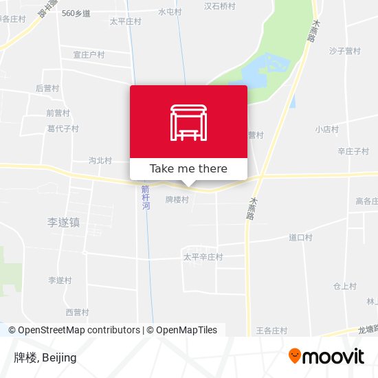 牌楼 map