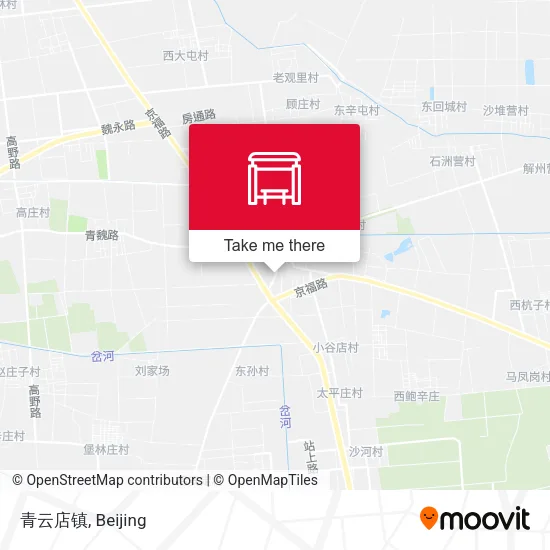 青云店镇 map