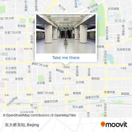 东大桥东站 map
