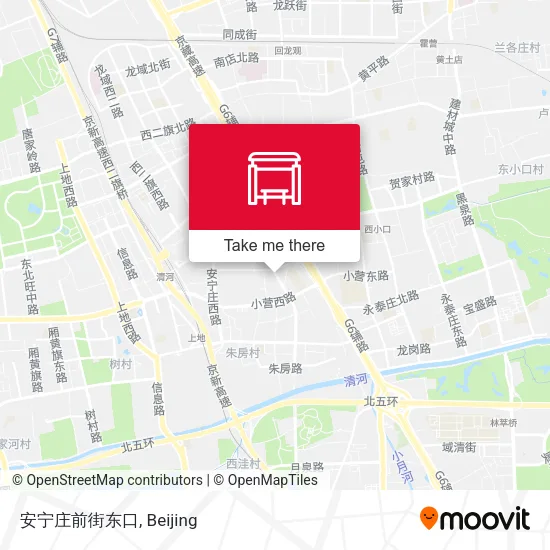 安宁庄前街东口 map