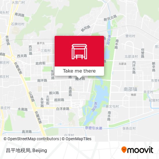 昌平地税局 map