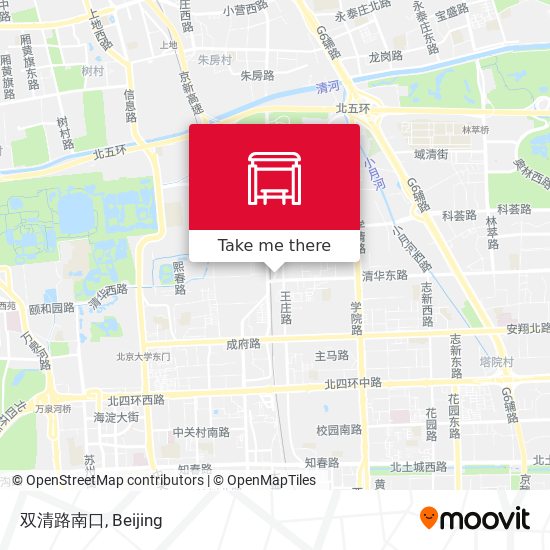 双清路南口 map