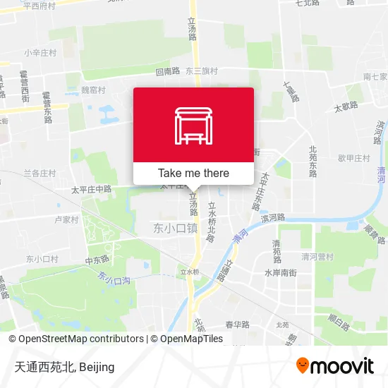 天通西苑北 map