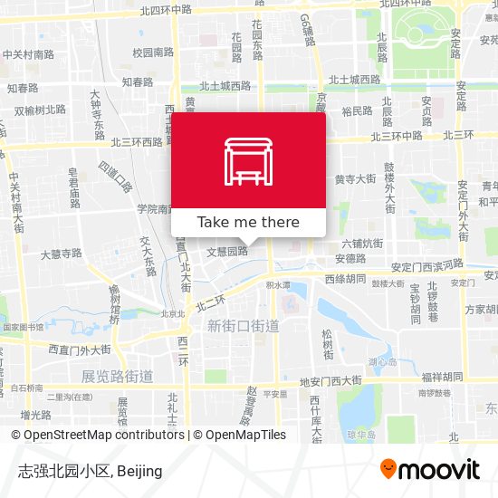 志强北园小区 map