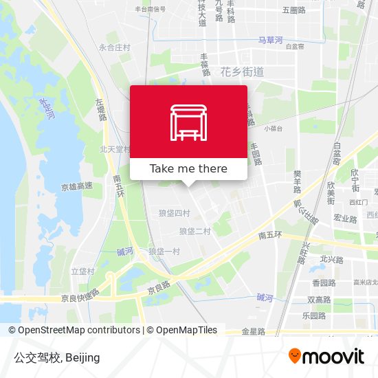公交驾校 map