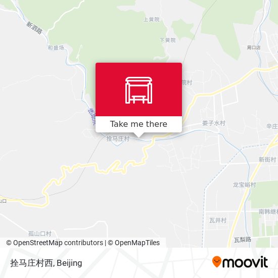 拴马庄村西 map
