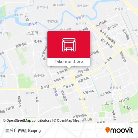 皇后店西站 map