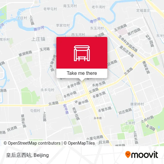 皇后店西站 map