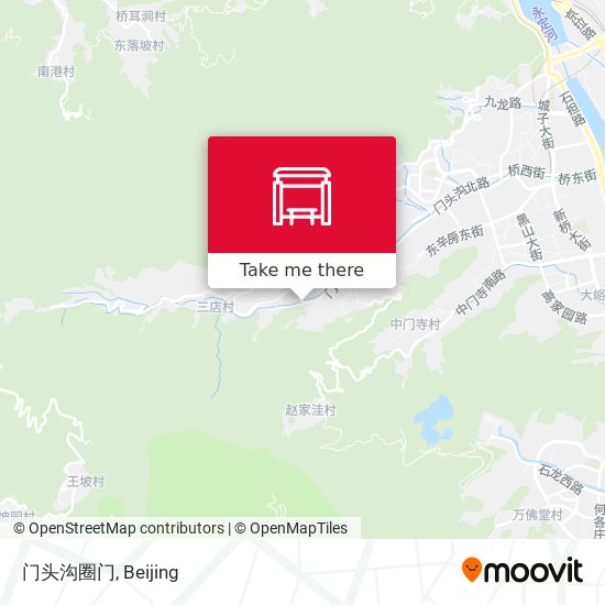 门头沟圈门 map