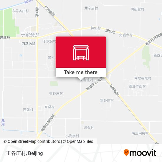 王各庄村 map