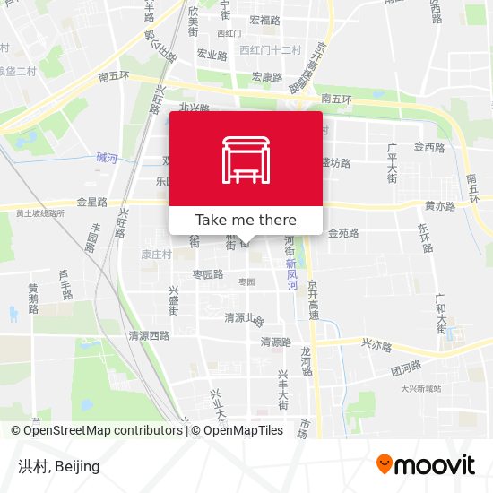 洪村 map