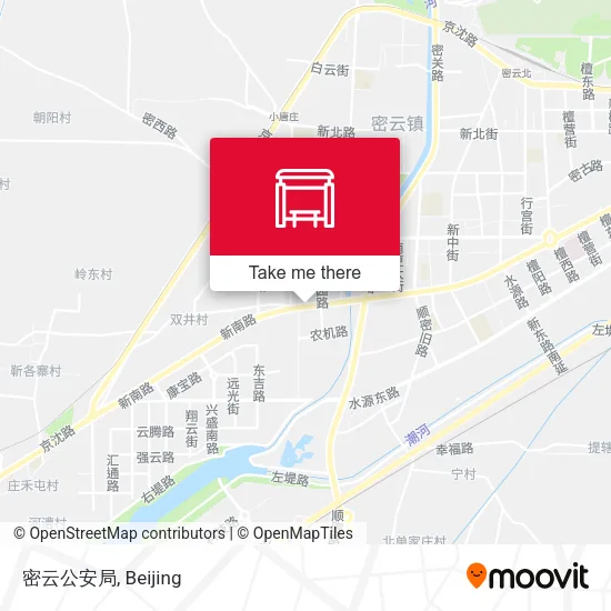 密云公安局 map