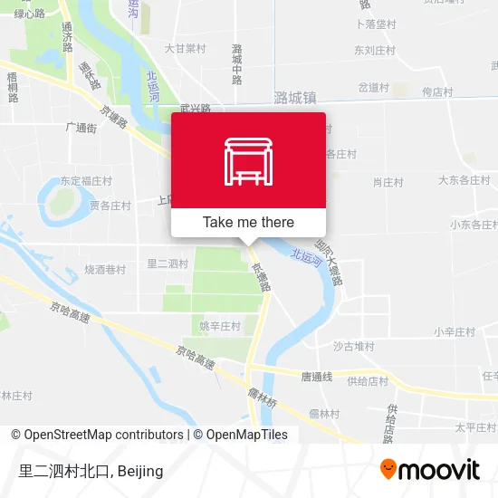 里二泗村北口 map