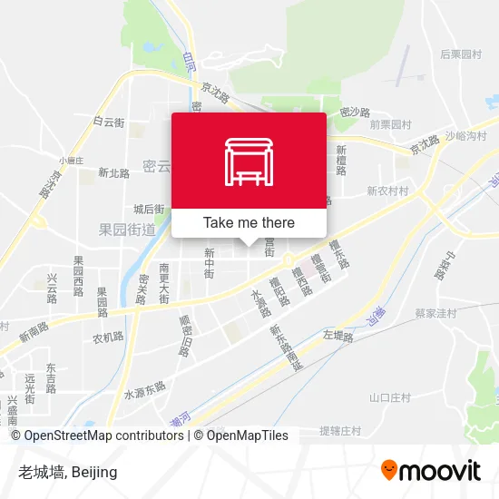 老城墙 map
